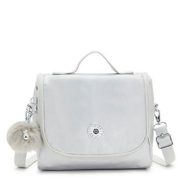 Kipling New Kichirou Classic Metallic Lunch Bag Táska Bézs | HU 1937AH